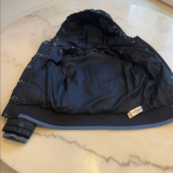 Juicy Couture Dark Blue Kids Puffer Jacket - Picture 4 of 8